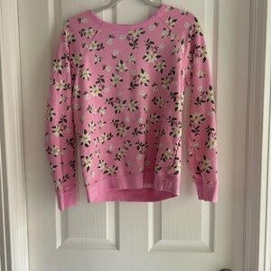 Draper James Natalie Sweatshirt in Pink Magnolia